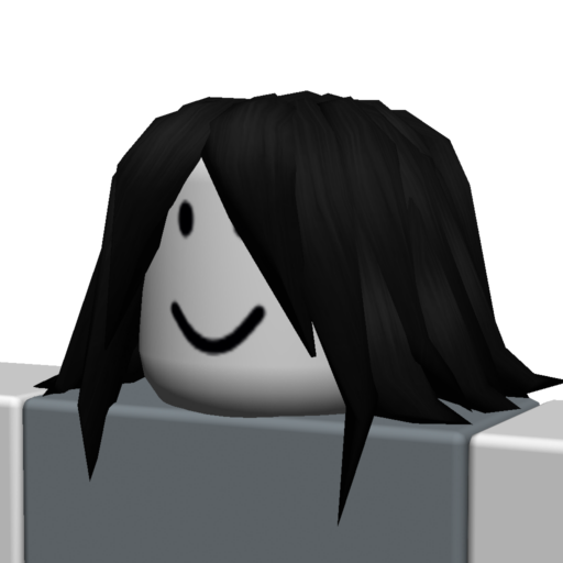 Black Blown Long Hair